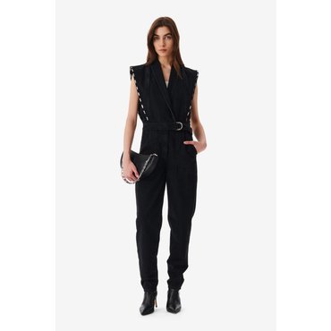 IRO 이로 여성 BILAE Jumpsuit IODEA23101BKX