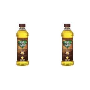 Old English Lemon Oil 올드 잉글리쉬 목재 가구 광택제 스크레치 커버 473ml 2개