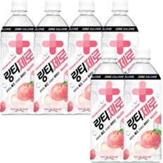 링티제로 복숭아 500ml 6입 비타민음료 수분보충