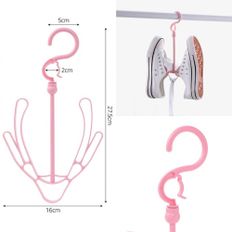 빨래건조대 빨래걸이 세탁건조대 러빙홈 신발 건조대 핑크 운동화 건조걸이