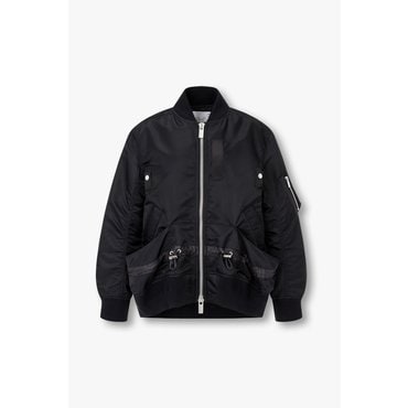 SACAI [사카이] 여성 나일론 트윌 지퍼드 블루종  6415301116