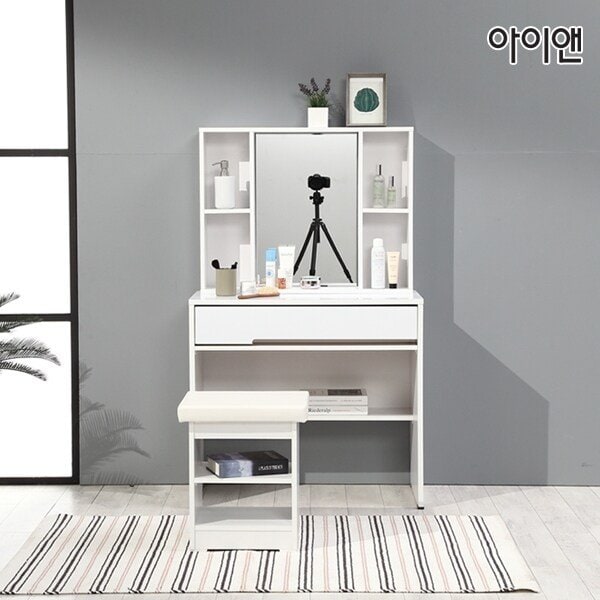 [착불]아이앤 보넬800수납거울화장대세트 AP