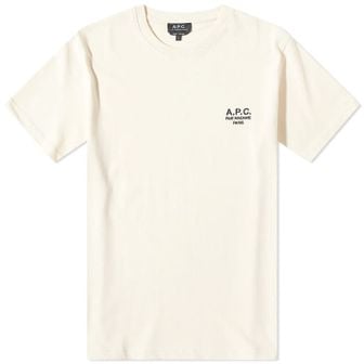 아페쎄 23SS APC 아페쎄 반팔 티셔츠 루마담 로고 남성 오프화이트 COEZC H26247 AAC 41885031