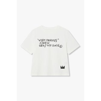 VOV [파주점] 바스키아 레터링 숏 슬리브 티셔츠 7126240181