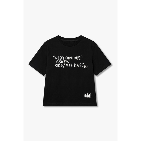 [파주점] 바스키아 레터링 숏 슬리브 티셔츠 7126240181