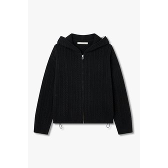 VOV 케이블 디테일 후드 집업 가디건 7126150501199