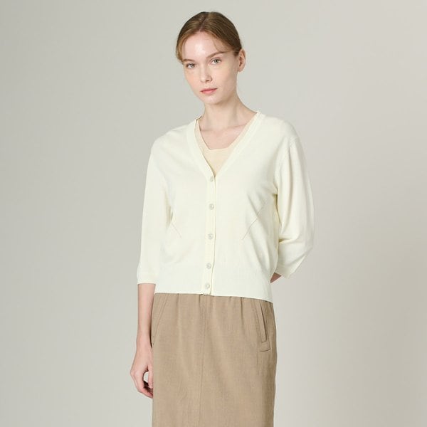 [여주점] 올앤선드리 A베이직라인 V넥 가디건 A3M4K272