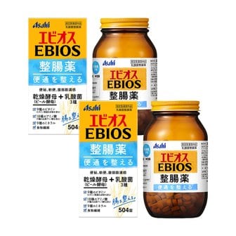  일본 Asahi EBIOS 아사히 에비오스 맥주효모환 500캡슐 2개