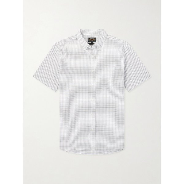 빔스 체크 코튼 버튼다운 칼라 셔츠 46376663162982535