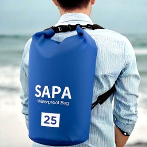 싸파 물놀이 수영 가방 방수백 드라이백 블루 25L
