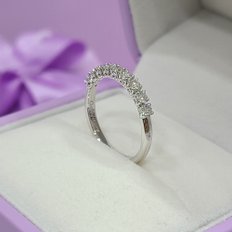 [파주점] 디어니스5P(half) 다이아몬드 반지  WG 18k 210800044