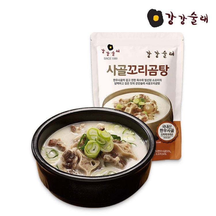 30년 전통맛집 강강술래 사골 꼬리곰탕 500G 매장에서 먹던 그맛 (34% 할인 중), 믿고 사는 즐거움 Ssg.Com