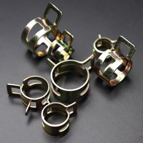 집게밴드 8파이(8.5mm-9.5mm) 가스호스밴드 반도 클립 금속 스프링밴드 철반도 호스링 고정집게