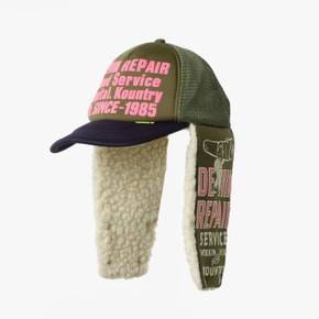 KAPITAL/ 캐피탈 /DENIM REPAIR SERVICE LUMBER TRUCKER CAP/수입모자/KAE2M80000A