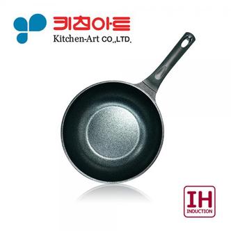 제이큐 키친아트 꼬뜨실버 인덕션 궁중팬 볶음팬 웍팬 26cm