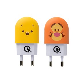 디즈니 USB 퀵차지 QC 급속충전기 티거 디즈니썸썸 고속충전기