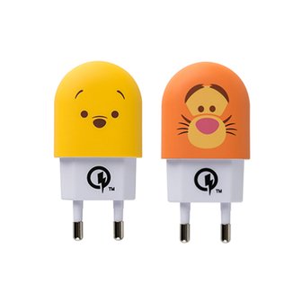  디즈니 USB 퀵차지 QC 급속충전기 티거 디즈니썸썸 고속충전기