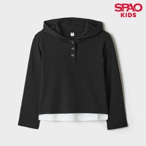 여아 후드 레이어드 긴팔티 SPLWG38KG1