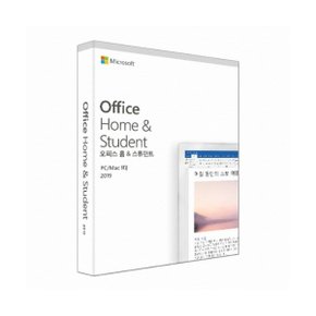 Microsoft 코리아 Office2019 Home/Student (PKC 한글)