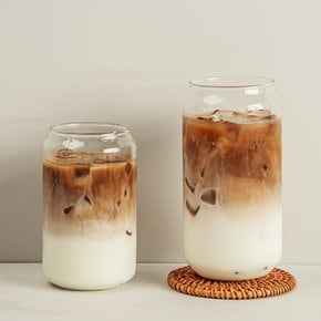 홈카페 커피프렌즈 유리컵(400/500ml)