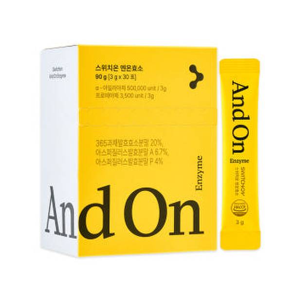 스위치온 엔온효소 3g x 30포 탄수화물 단백질 글루텐 분해 곡물 소화 효소