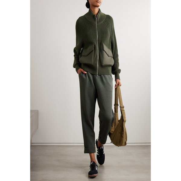 발리 테사 더블소프트 트리밍 리브 코튼 가디건 46376663162899174