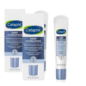 [해외직구] Cetaphil 세타필 딥 하이드레이션 리프레싱 아이 세럼 15ml 2팩