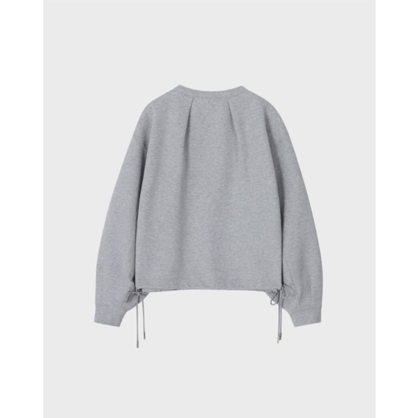 [파주점] [송지오우먼]지제로 볼륨 크롭 크루넥 멜란지 그레이 WI2TS918MG