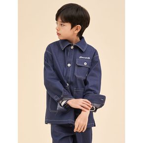 *시즌오프30%*[BEANPOLE KIDS] 레귤러 데님 재킷  블루 (BI4139U02P)