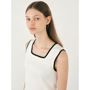 Squareneck Sleeveless (4color)