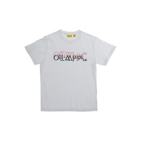 KIDS 화이트 로고 티셔츠 키즈 44BAA002S26J001100
