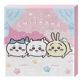 먼작귀 보석십자수 캔버스 솜사탕 25x25 BS25-132N