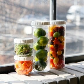 냉장고 정리 보관용기 양념통 반찬통 원형 7p 세트