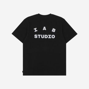 아이앱 스튜디오 티셔츠 블랙 화이트 IAB Studio T-Shirt Black White