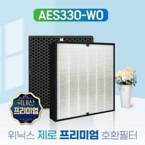 위닉스 제로 공기청정기 AES330-S0 필터 프리미엄형