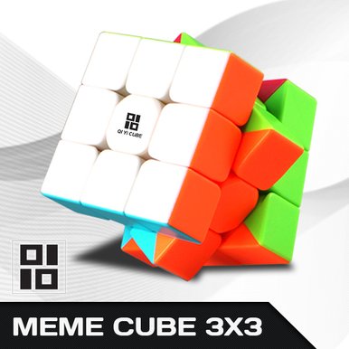 밈-밈큐브3x3x3-스티커리스