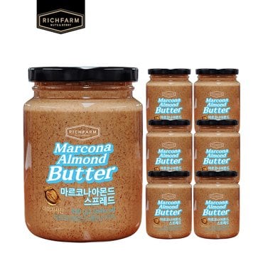 리치팜너트 마르코나아몬드스프레드 400g x7통 아몬드버터 넛버터