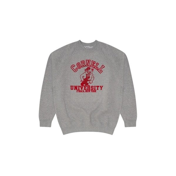 [와일드 동키] FW25 공용 코넬 맨투맨 FR CORNELL HEATHER GREY