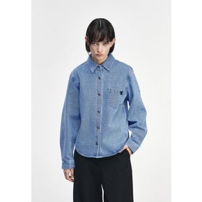 지제로 클래식 팬서 데님 셔츠_WI2SH818BL