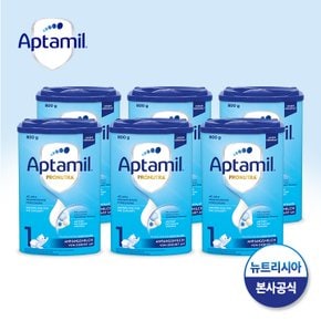 [해외무료배송] 압타밀 프로누트라 어드밴스 HMO 1단계 800g x 6통 세트