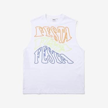 휠라 핫써머 Fila festa 나시티 (FS2RSF2402M_WHI)