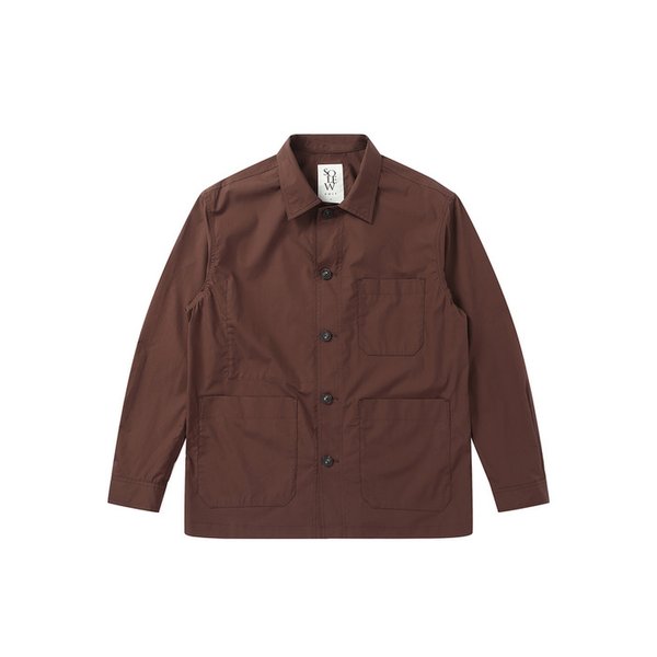 페더 웨이트 초어 재킷_브라운