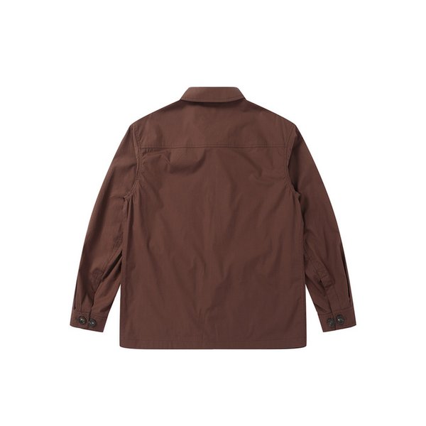 페더 웨이트 초어 재킷_브라운