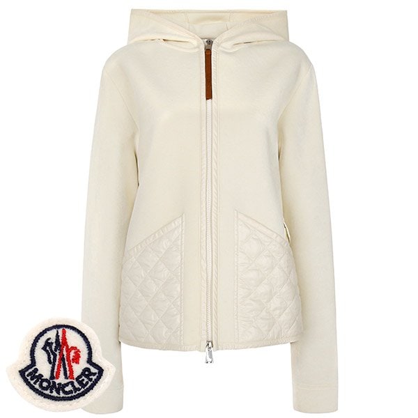 [부산점] 몽클레어 화이트 포켓 후드 집업 자켓 8G00024 89AOL 034