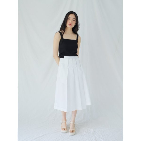 [리퍼브] RIBBED SLEEVELESS TOP / PINK