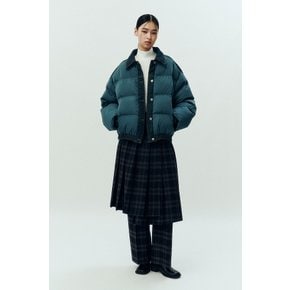 데님 패치드 디테일 다운 점퍼 9105414120044