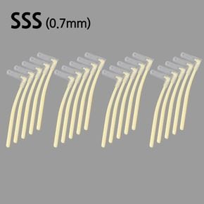 L형 덴탈 치간칫솔 SSS (0.7mm) 20P 치아 사이 이물질