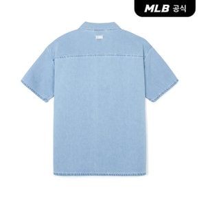 [코리아공식] 하트 로고 반팔 데님셔츠 NY (L.Blue)