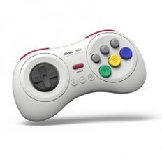 8Bitdo M30 Bluetooth 6 NS Switch Windows Android macOS Steam Respberry Pi (White) 게임