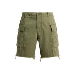 남성 20.3cm 릴렉스 헤링본 카고 쇼트(MNPOSHO14A20054300)